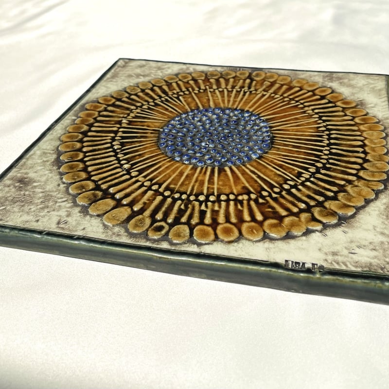 リサラーソン UNIK ひまわり Solros 陶板 Lisa Larson | Kirsik