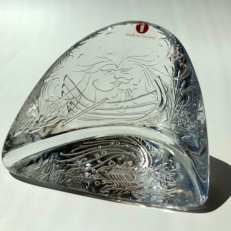 iittala Valto Kokko ヴァルト・コッコ Onnelliset ガラスオブジェ