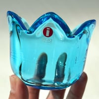 iittala Jorma Vennola Tulip ライトブルー Lサイズ キャンドルホルダー / イッタラ ヨルマ・ヴェンノラ