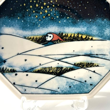 限定 FINNAIR×ARABIA Heljä Liukko-Sundström  クリスマスのプレート トントゥ ヘルヤ ②