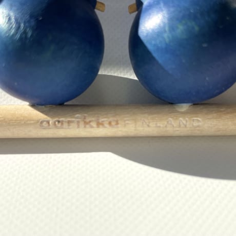 aarikka/アーリッカ ヴィンテージ モビール 2羽の小鳥 ブルー