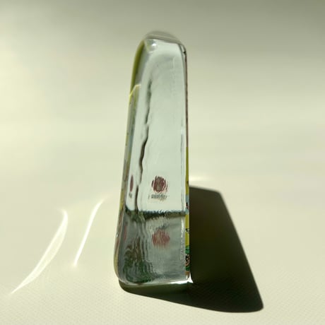 Iittala イッタラ ムーミン ガラスカード " Onnellinen Muumipeikko"
