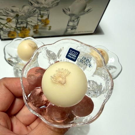 Nuutajarvi Kerttu Nurminen Leinikki キャンドルホルダー　ケルットゥ・ヌルミネン