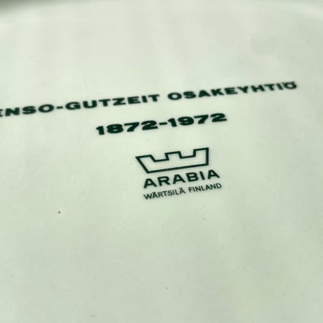 【ご予約品】Arabia Birger Kaipiainen / Enso-Gutzeit ビルガー・カイピアイネン プレート