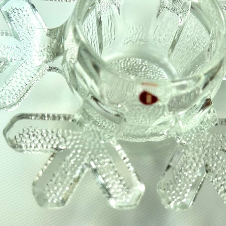 iittala イッタラ Valto Kokko ヴァルト・コッコ 雪の結晶型 キャンドルホルダー