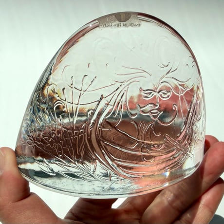 iittala Valto Kokko ヴァルト・コッコ Onnelliset ガラスオブジェ
