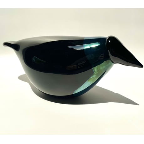 Oiva Toikka Nuutajarvi Crow カラス オイバ・トイッカ