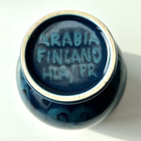 ARABIA Hilkka-Lisa Ahola ハンドペイント ベース ① /  ARABIA ART DEPARTMENT