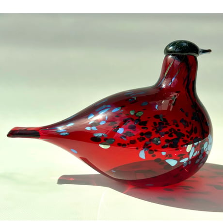 iittala Oiva Toikka Ruby bird バード オイバ・トイッカ 送料込