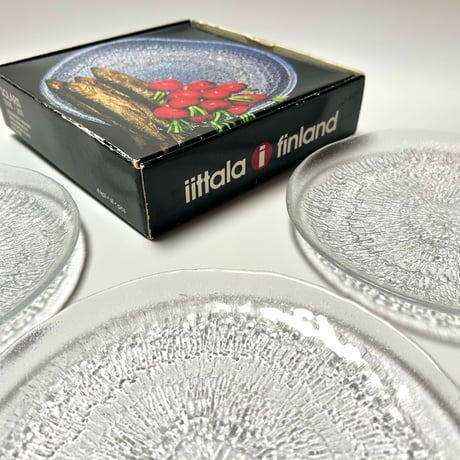 iittala Tapio Wirkkala Solaris（ソラリス）箱付き 4枚入り プレート