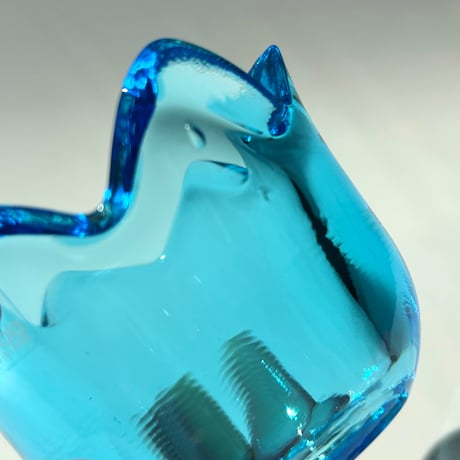 iittala Jorma Vennola Tulip ライトブルー Lサイズ キャンドルホルダー / イッタラ ヨルマ・ヴェンノラ