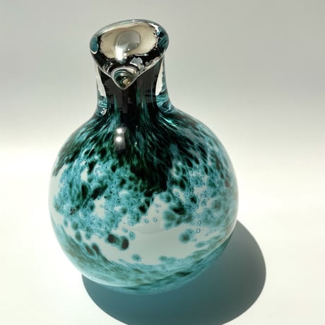 Oiva Toikka 1983 Green bird Nuutajarvi オイバ・トイッカ 送料込