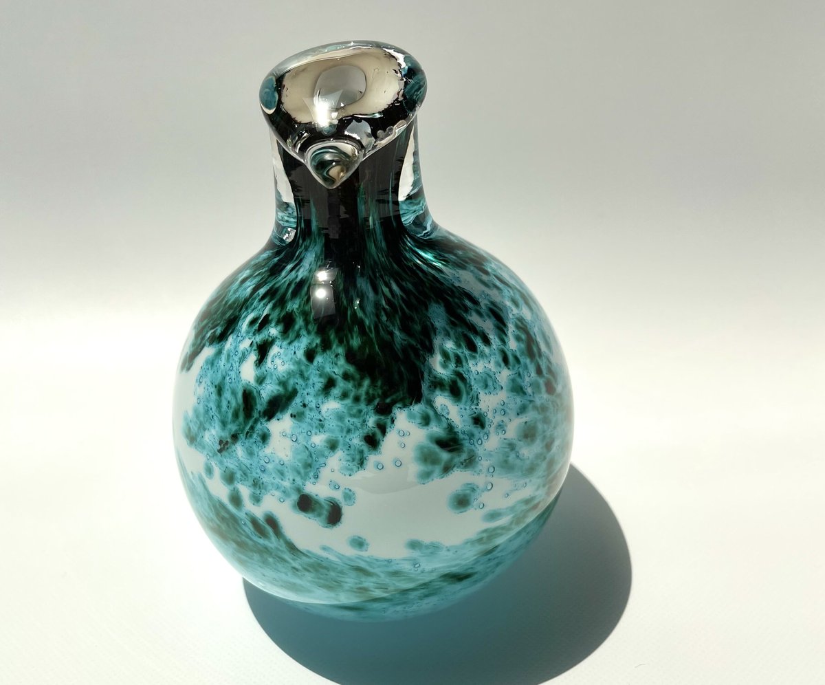 オイバ・トイッカ　OIVA TOIKKA BIRD 1983Green bird Oiva Toikka 1983 Green bird Nuutajarvi オイバ・トイッカ