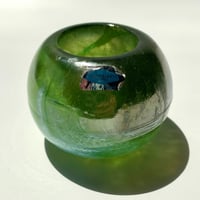 ヌータヤルヴィ  Pilvi キャンドルホルダー グリーン ラスター多め