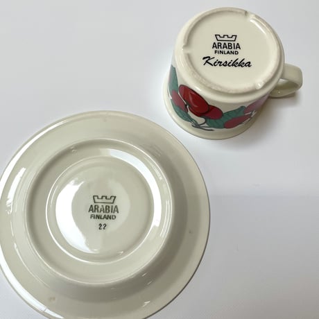 ARABIA Kirsikka Coffee C&S 訳あり アラビア