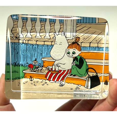 Iittala イッタラ ムーミンママ ガラスカード "Muumimamma ja kaarnalaiva”  ミムラ姉さん ミイ
