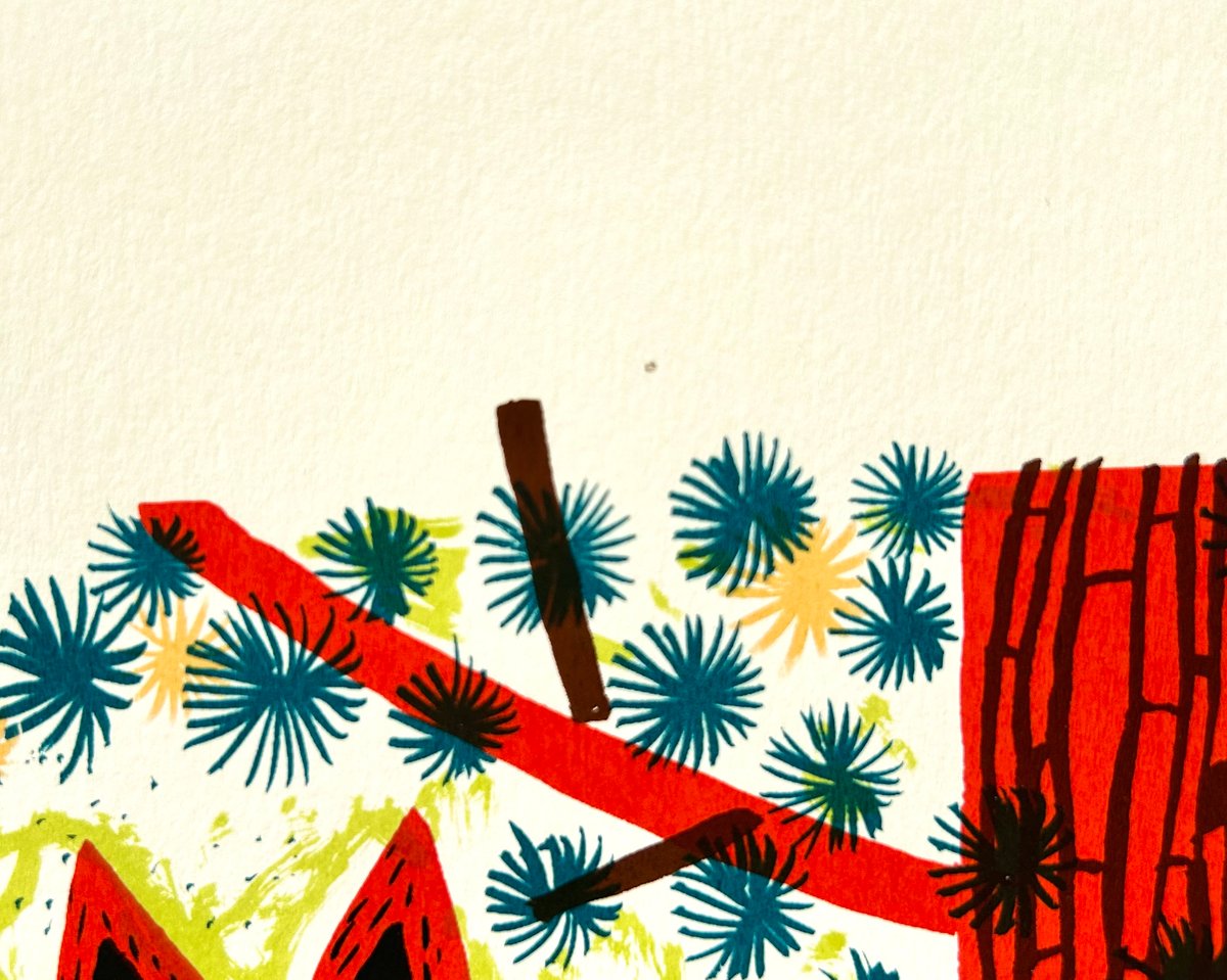 Matti Pikkujämsä アート Metsikko 9/12 シルクスクリーン /