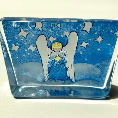 Heljä Liukko-Sundström iittala 天使 ガラスカード AJATUKSISSA ENKELIN 天使の祈り