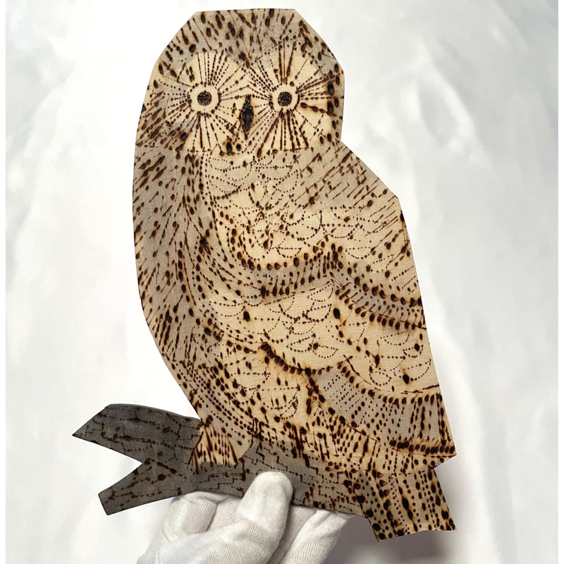 マッティピックヤムサ　オウル　ふくろう　壁掛け　 北欧　アート マッティピックヤムサ 新品 プライウッド 壁掛け フクロウ 送料込