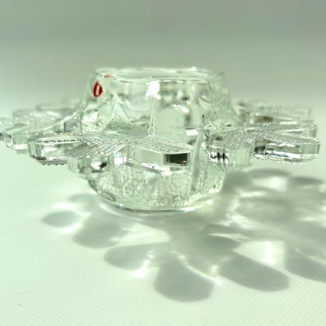 iittala イッタラ Valto Kokko ヴァルト・コッコ 雪の結晶型 キャンドルホルダー