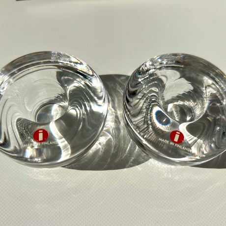 iittala Tapio Wirkkala  Maaru キャンドルホルダー 小サイズ 2個セット 箱付  / イッタラ タピオ・ヴィルカラ