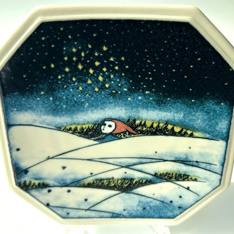 限定 FINNAIR×ARABIA Heljä Liukko-Sundström  クリスマスのプレート トントゥ ヘルヤ ①