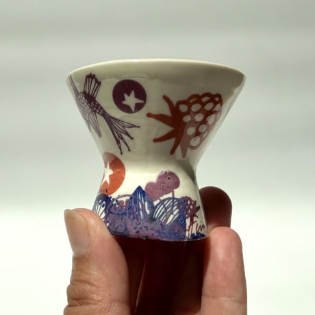 Heini Riitahuhta 鳥＆フルーツモチーフ 2way cup ① ヘイニ・リータフフタ