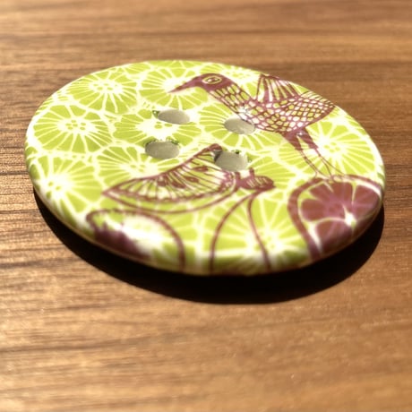 Heini Riitahuhta  Koru Nappi バード ＊15 / 4つ穴