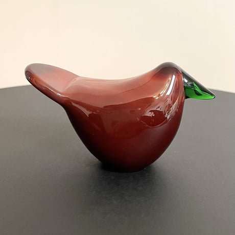 オイバトイッカ vintage Sieppo 70年代 dark red Oiva Toikka nuutajarvi