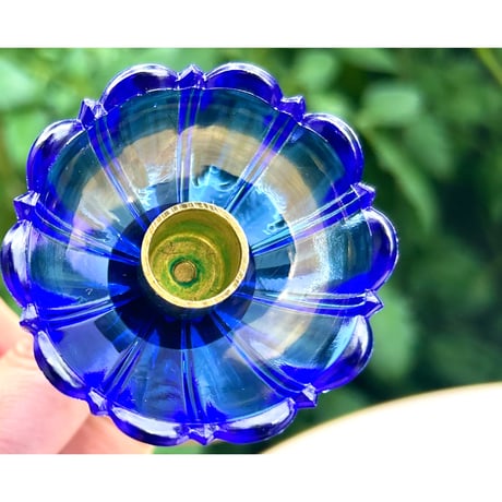 Ystad Metall Gunnar Ander ブルーの花　キャンドルスタンド 2個セット