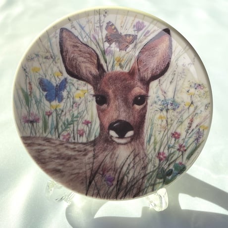 M様 ご予約品 ARABIA Fauna プレート 鹿 Tuula Lappalainen シカ 送料込