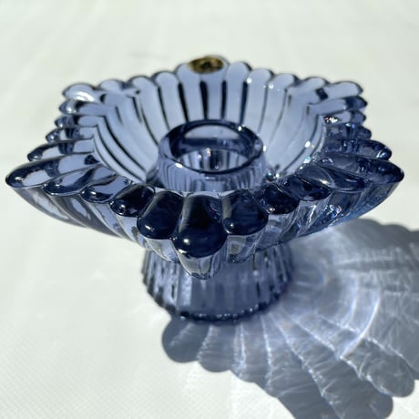 Riihimaen lasi キャンドルホルダー ライラック Lilac candle holder
