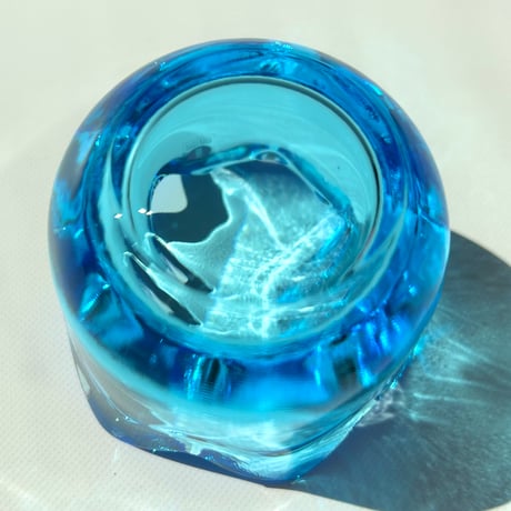 iittala Jorma Vennola Tulip ライトブルー Lサイズ キャンドルホルダー / イッタラ ヨルマ・ヴェンノラ