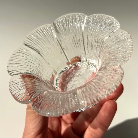Mäntsälän Lasisepät Pertti Kallioinen 花　キャンドルホルダー