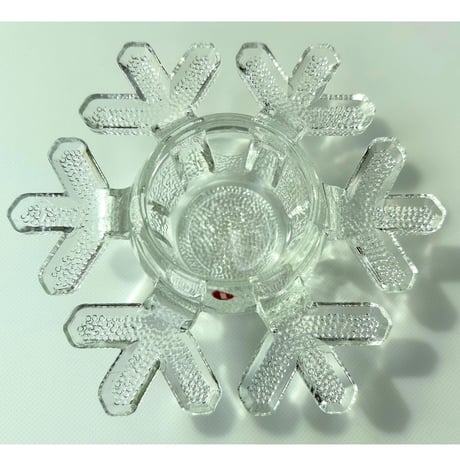iittala イッタラ Valto Kokko ヴァルト・コッコ 雪の結晶型 キャンドルホルダー