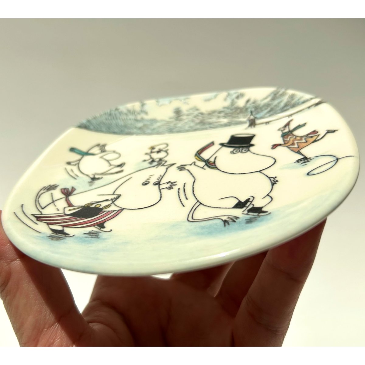 ARABIA ムーミン ウォールプレート On Slippery Ice アラビア | Kir