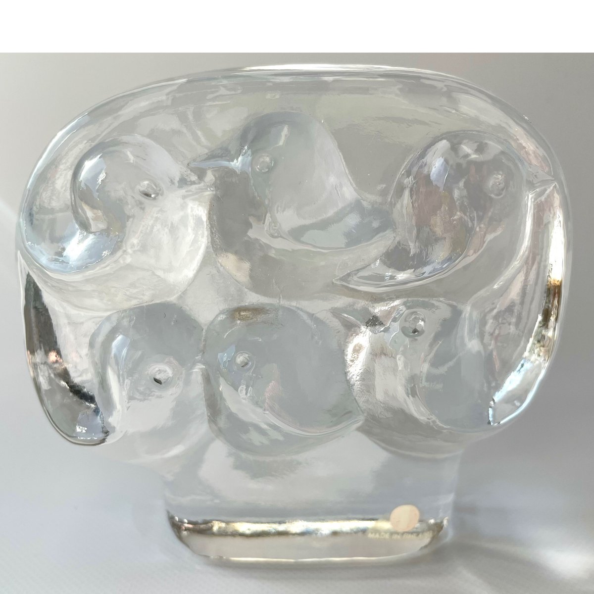  ヨルマ・ヴェンノラ Lintupuu 鳥たちの木 ガラスカード iittala ヨルマ・ヴェンノラ Lintupuu 鳥たちの木 ガラスカード