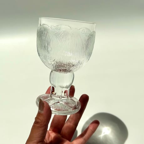 Nuutajarvi Oiva Toikka Pioni ワイングラス ① オイバ・トイッカ