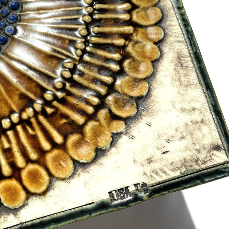 リサラーソン UNIK ひまわり Solros 陶板 Lisa Larson | Kirsik