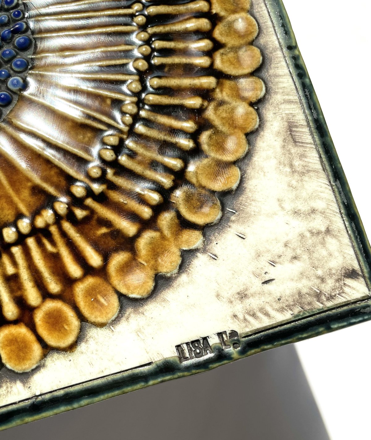 リサラーソン UNIK ひまわり Solros 陶板 Lisa Larson | Kirsik