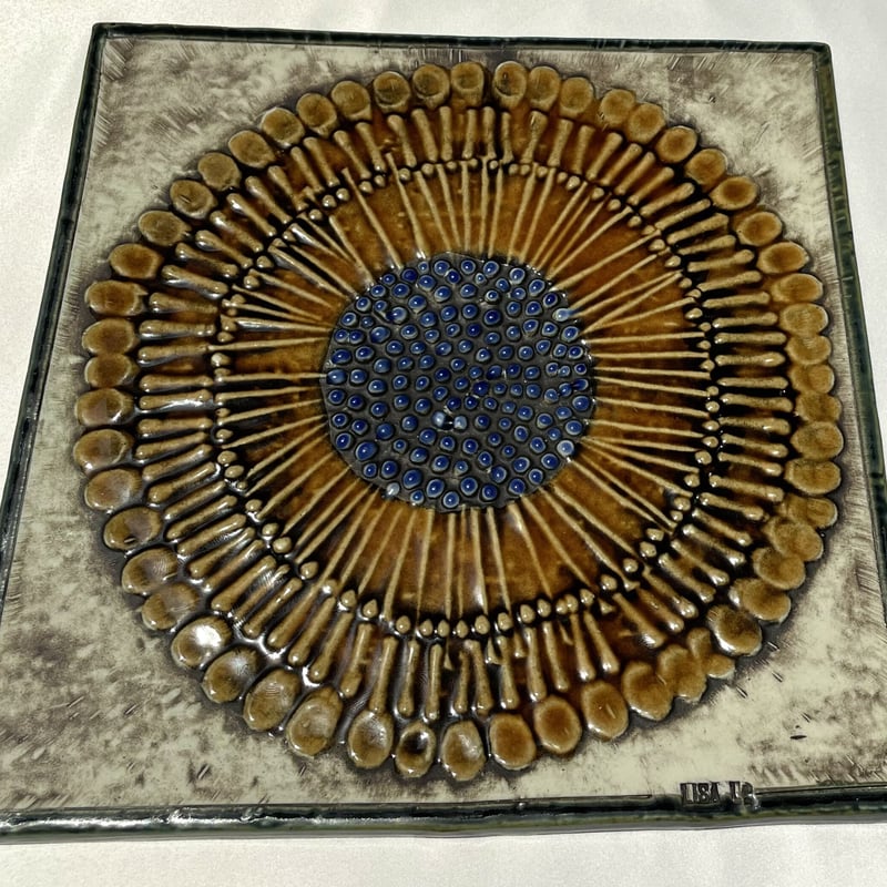 リサラーソン UNIK ひまわり Solros 陶板 Lisa Larson | Kirsik