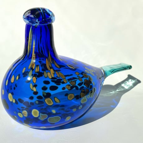 別注 Nuutajarvi  Oiva Toikka バード Sinikki 送料込 / iittala Birds ブルー  オイバ・トイッカ