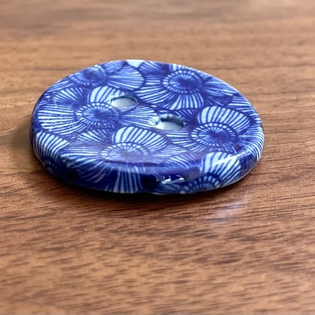Heini Riitahuhta  Koru Nappi 花柄① ブルー