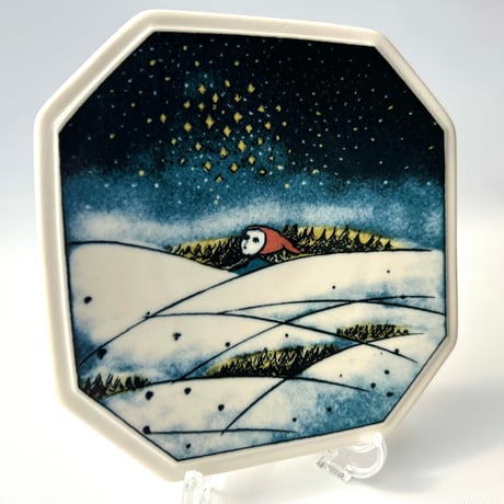 限定 FINNAIR×ARABIA Heljä Liukko-Sundström  クリスマスのプレート トントゥ ヘルヤ ②