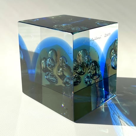 Nuutajarvi Oiva Toikka 2007 Cube オイバ・トイッカ 送料込