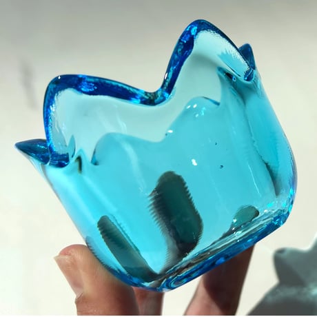 iittala Jorma Vennola Tulip ライトブルー Lサイズ キャンドルホルダー / イッタラ ヨルマ・ヴェンノラ