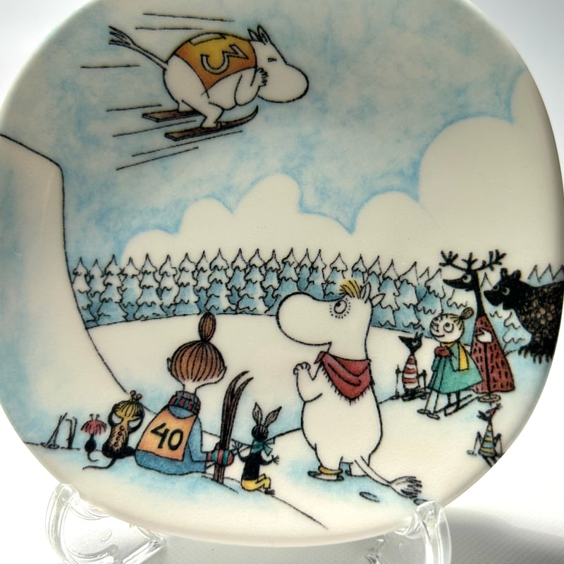 【希少】アラビア ウォールプレート 空飛ぶムーミン アラビア ムーミン ウォールプレート 空飛ぶムーミン