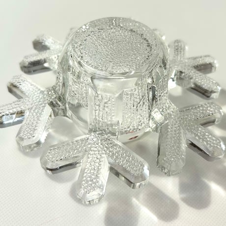iittala イッタラ Valto Kokko ヴァルト・コッコ 雪の結晶型 キャンドルホルダー