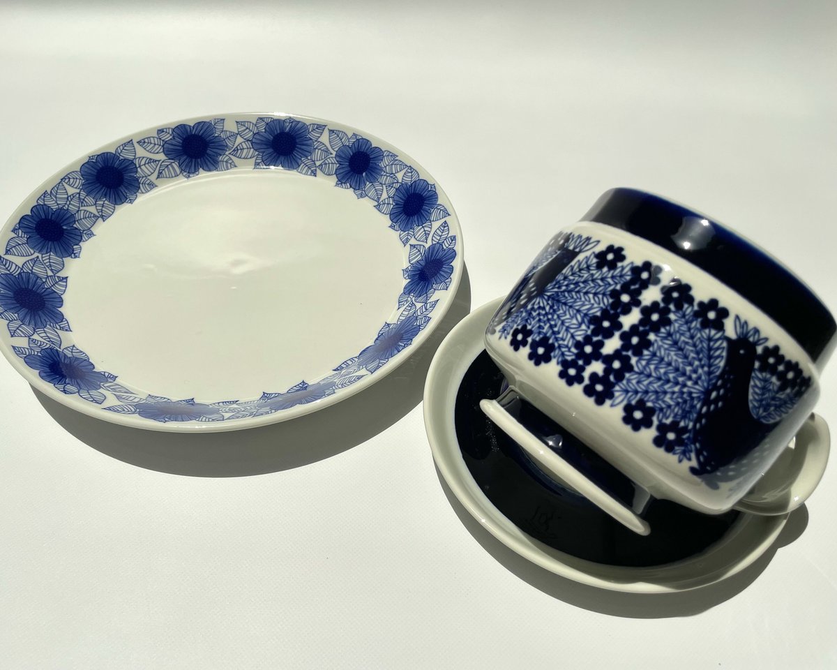 アラビア malva スクエア&プレート