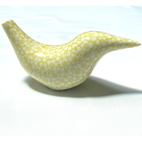 Heini Riitahuhta アラビア TITI-TYY 鳥 鳥笛 ライムグリーン 小花柄